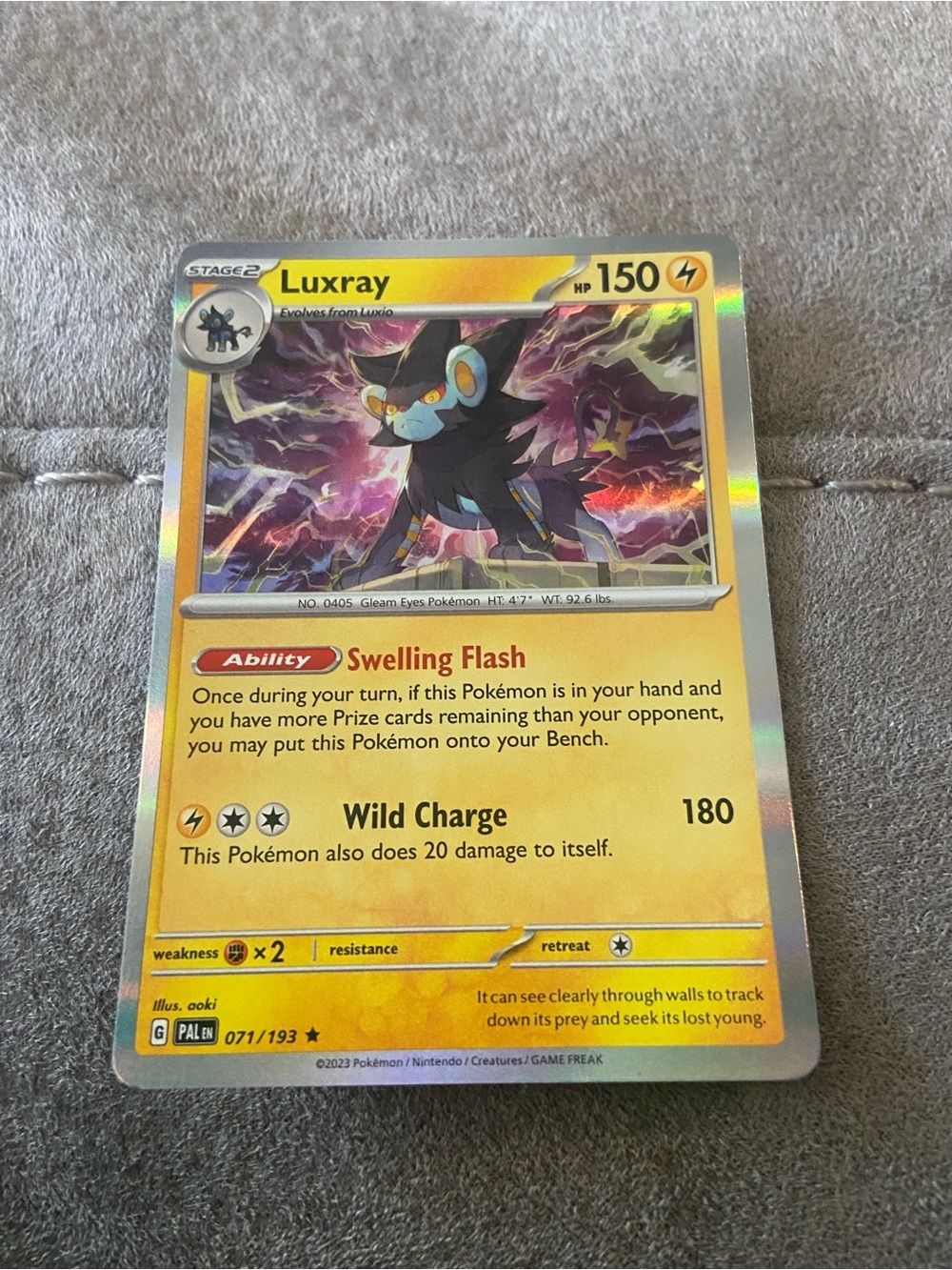 Luxray Holographic (071/193) Scarlet & Violet: Paldea Evolved